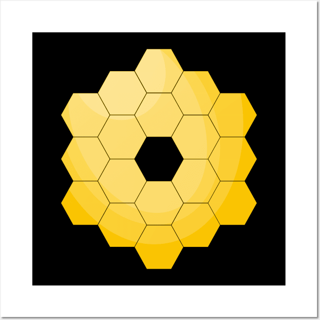 James Webb Hexagon Wall Art by ilrokery